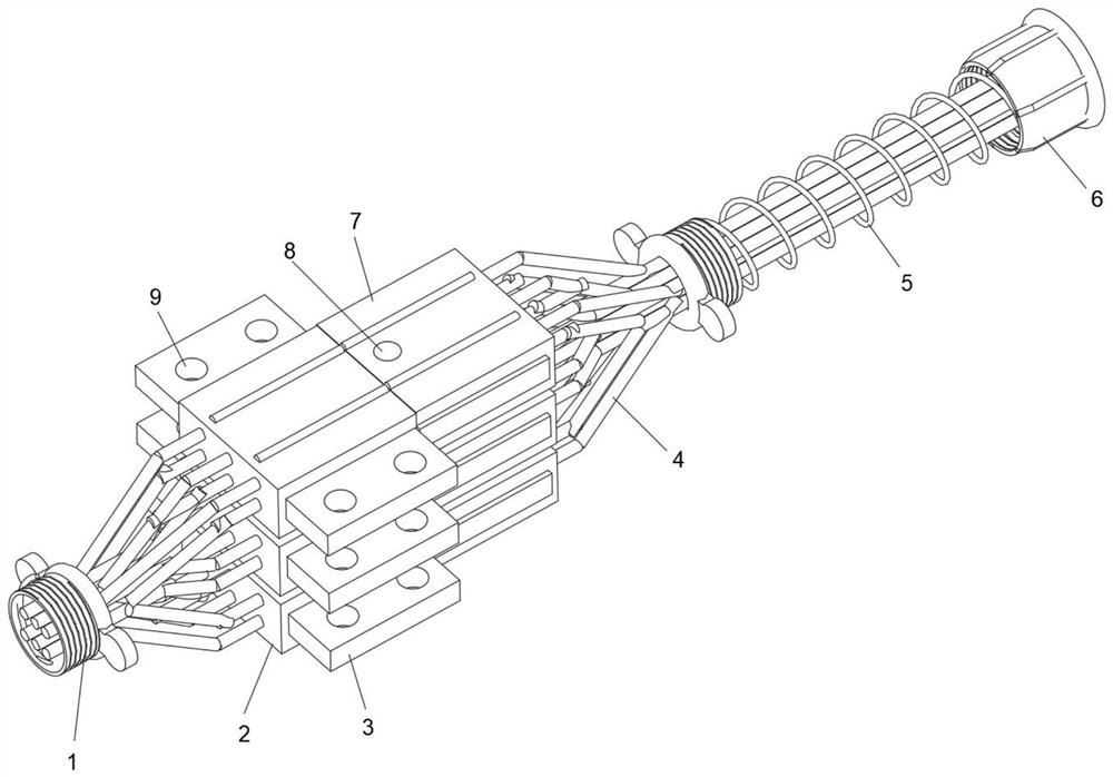 Contact piece and micro-rectangular electric connector using same