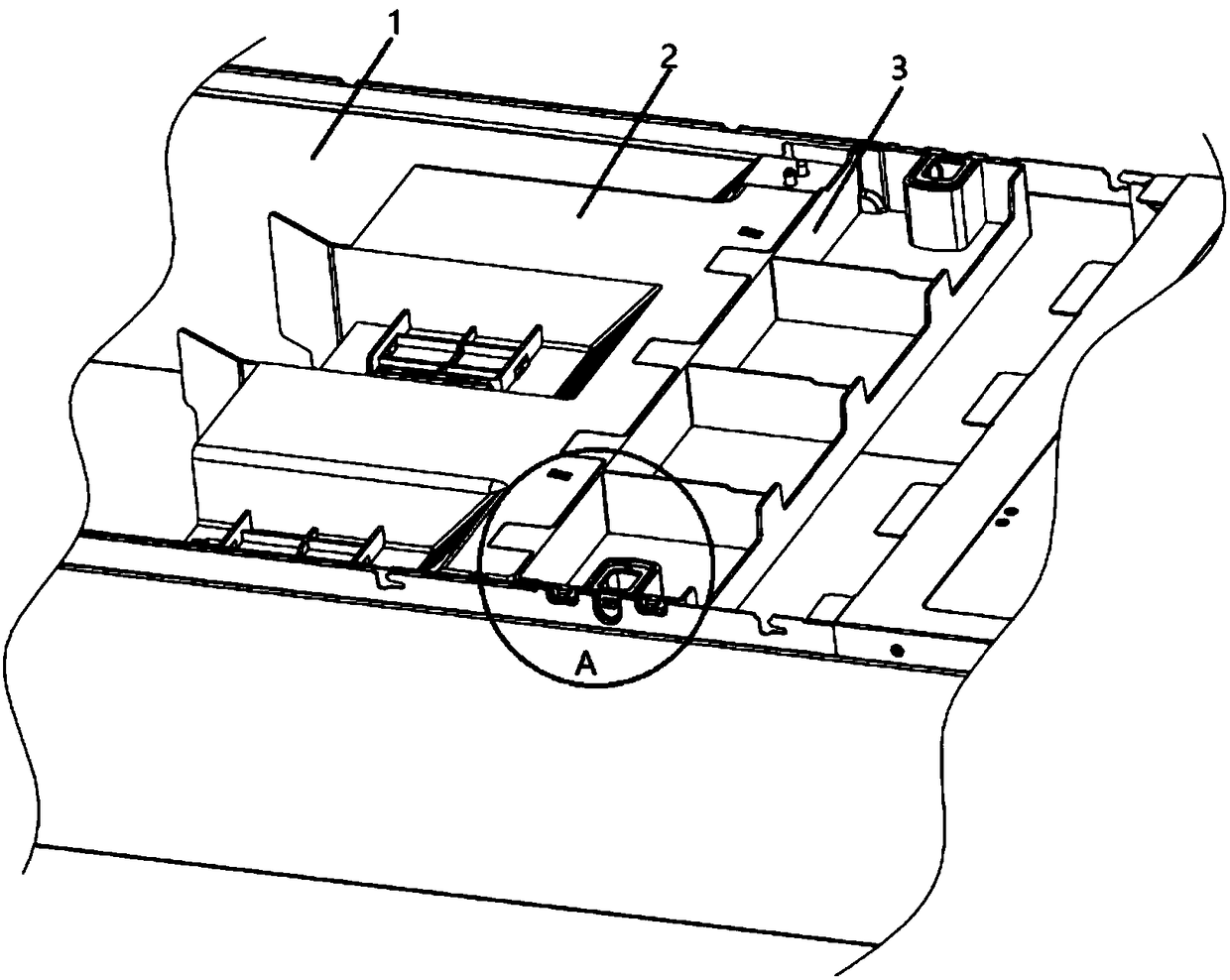 Server common air guide cover structure