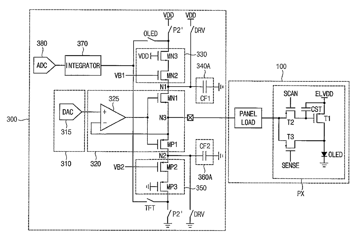 Data driver and organic light emitting display device having the same