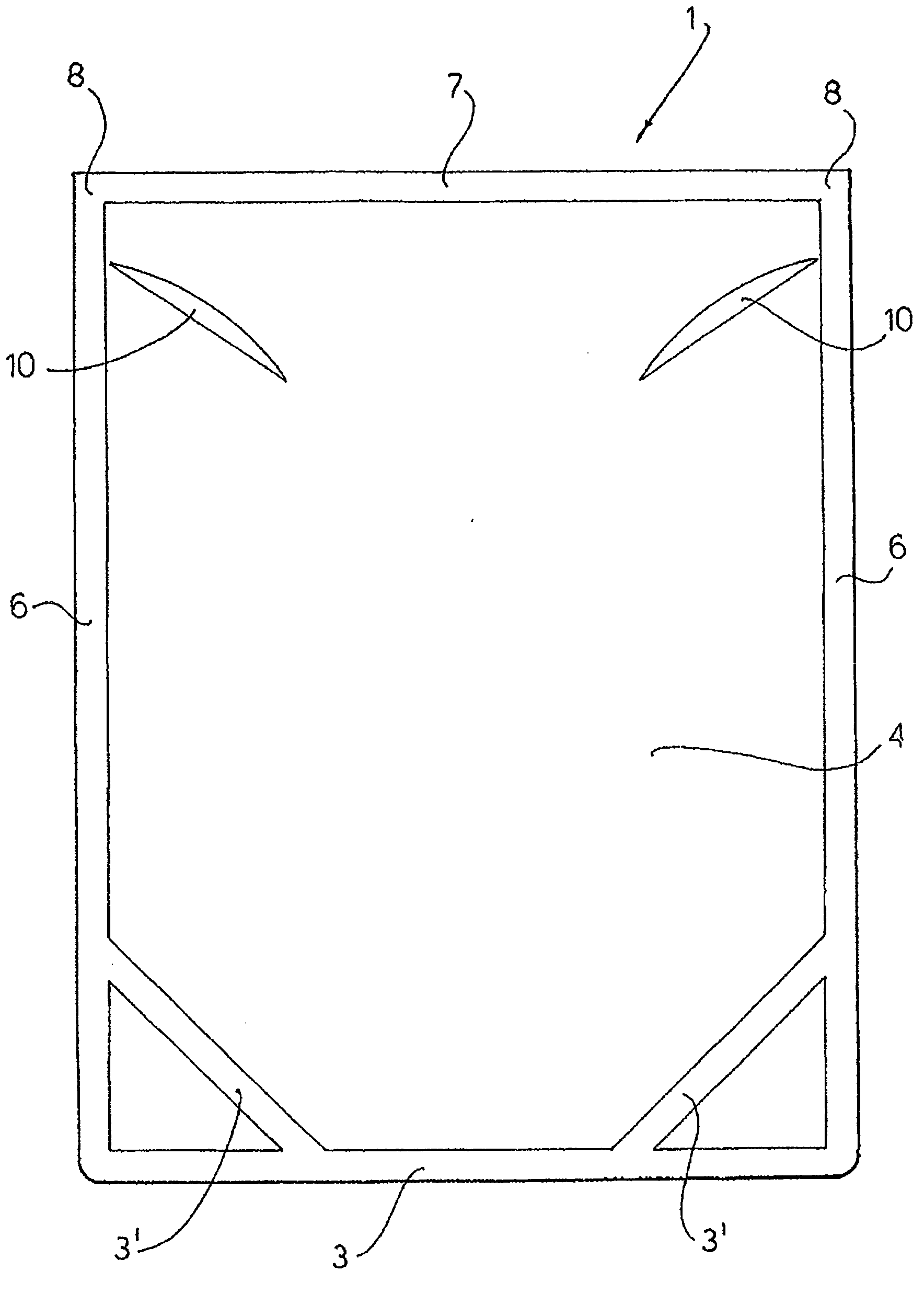 Flexible package for liquid products