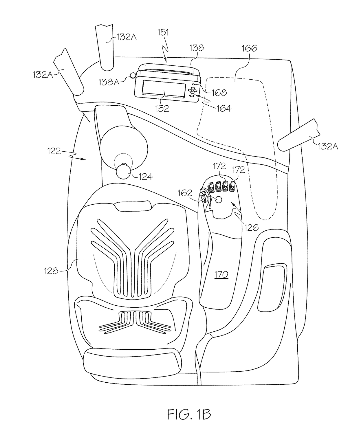 User interface device for industrial vehicle