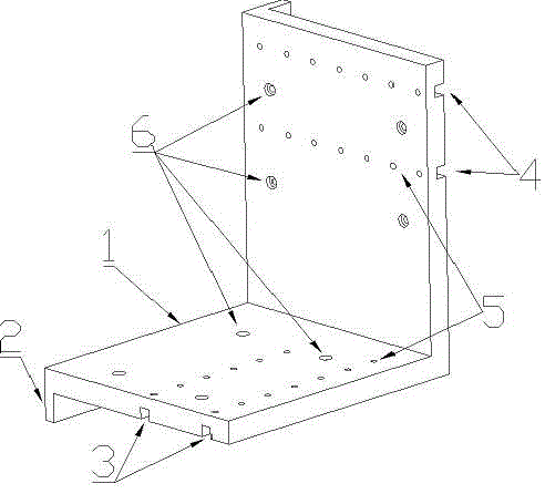 Installation jig and installation technology for guide rails of numerically-controlled machine tool