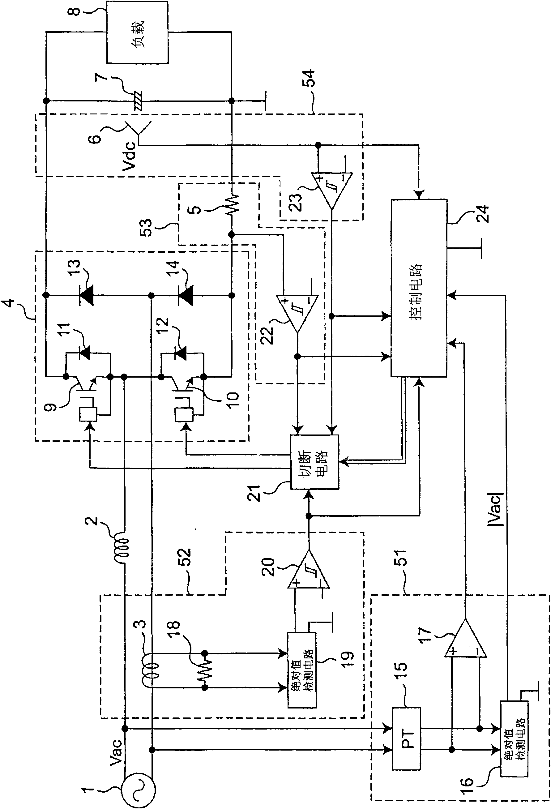 Electric power source control device and heat pump device using the electric power source control device