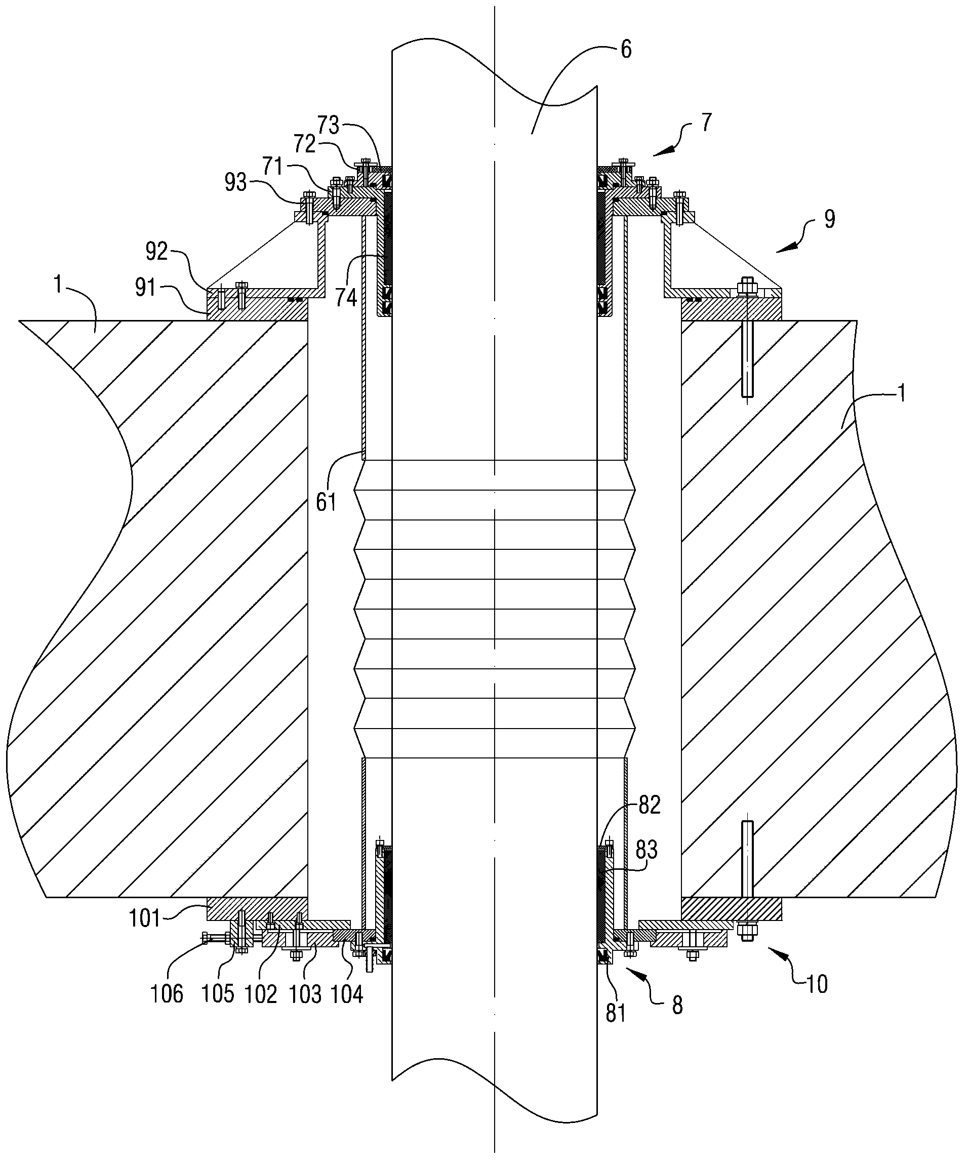 Lifting table applied to aquacade