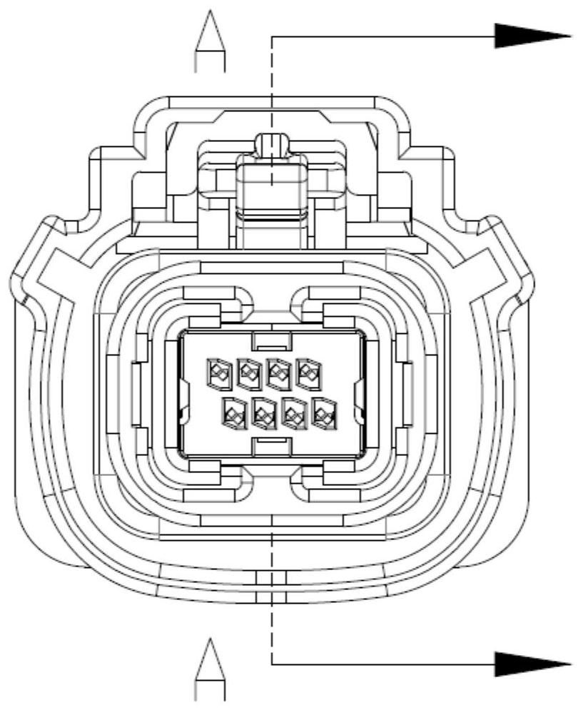 Wire end multi-core waterproof connector