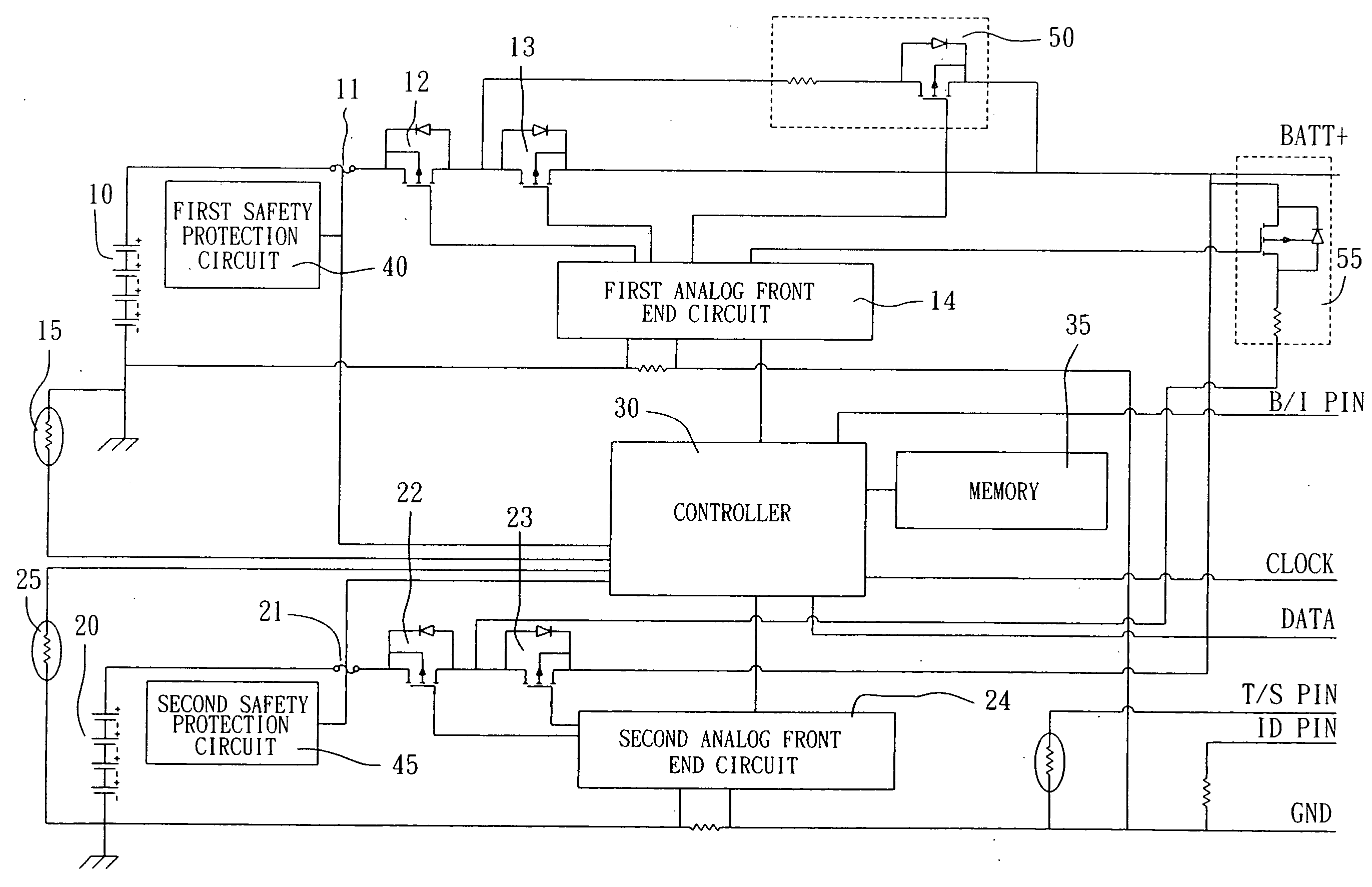 Hybrid battery module and its manufacturing, charging and discharging method