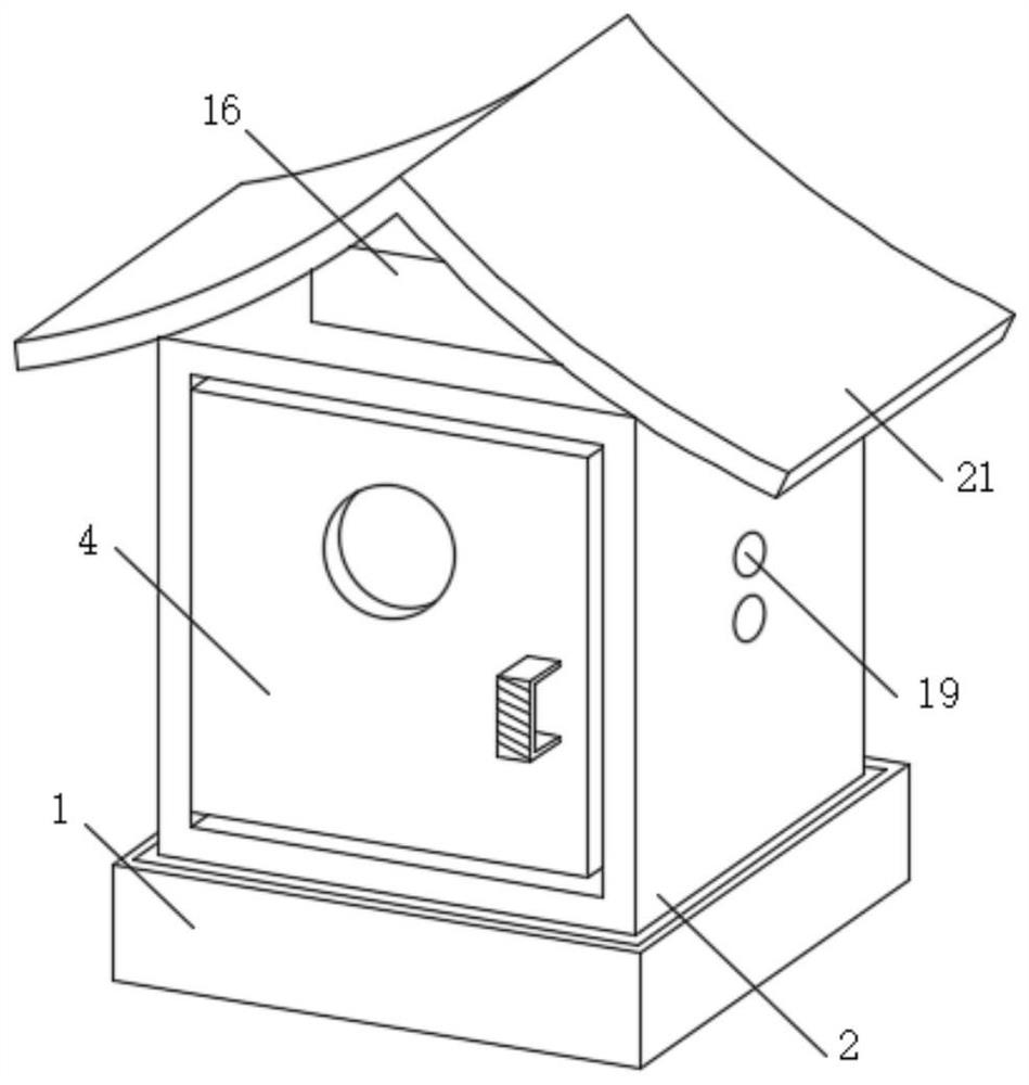 Heat dissipation case for intelligent medical platform