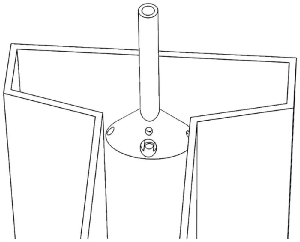 A crystallizer submerged nozzle for single-point unbalanced protective casting of shaped billets and its use method