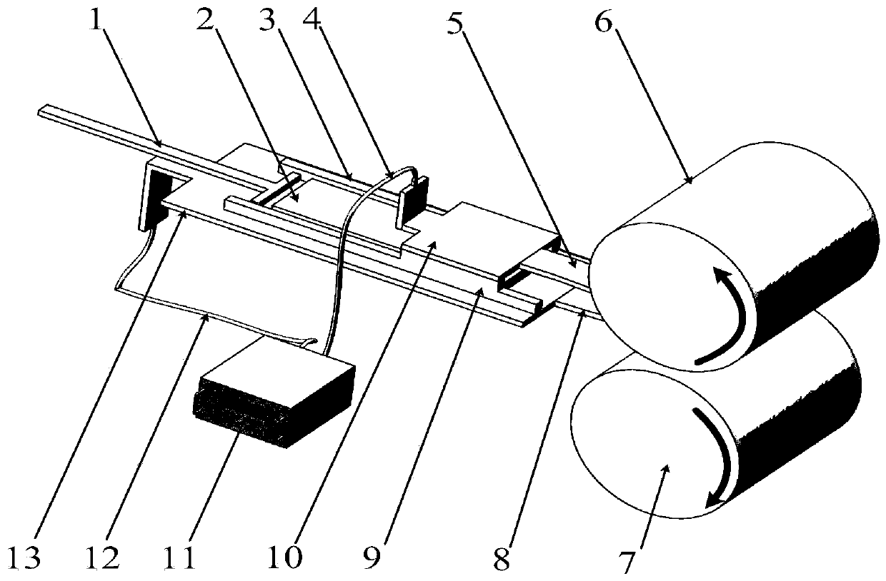 Method for preparing titanium steel composite plate through auxiliary hot rolling of pulse current