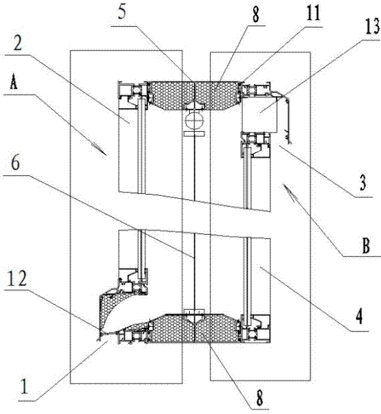 Sound insulation ventilating window