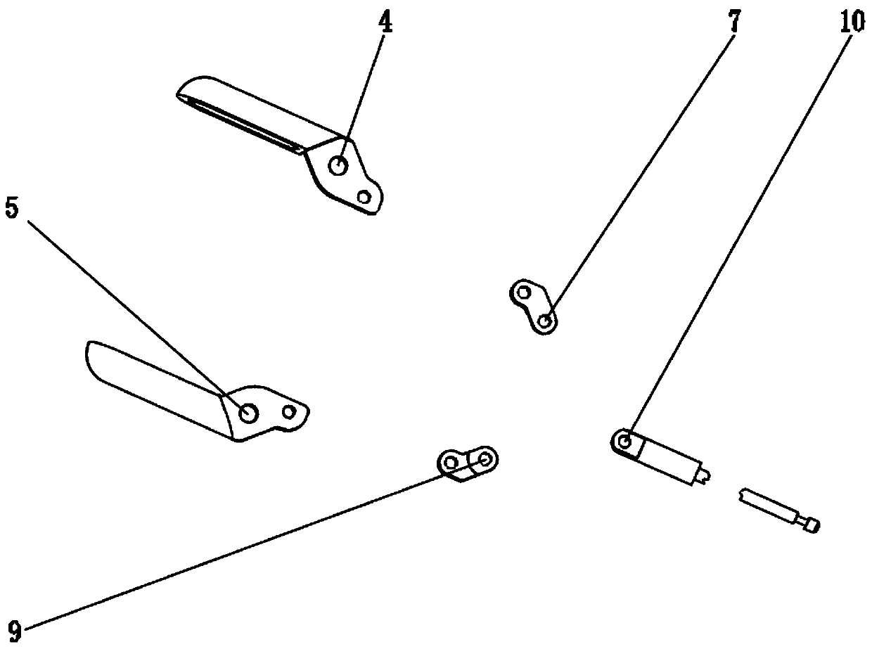 Handheld instrument for laparoscopic operation