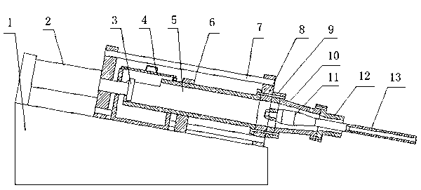 Hydraulic extruding machine for ceramic roller billet tube