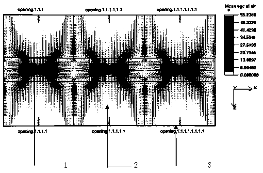 Visual air speed building design method