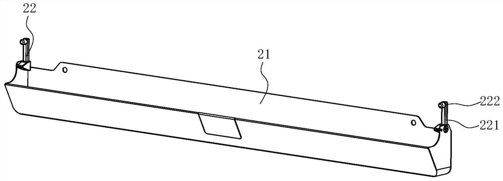 An oil cup installation structure and a range hood using the oil cup installation structure