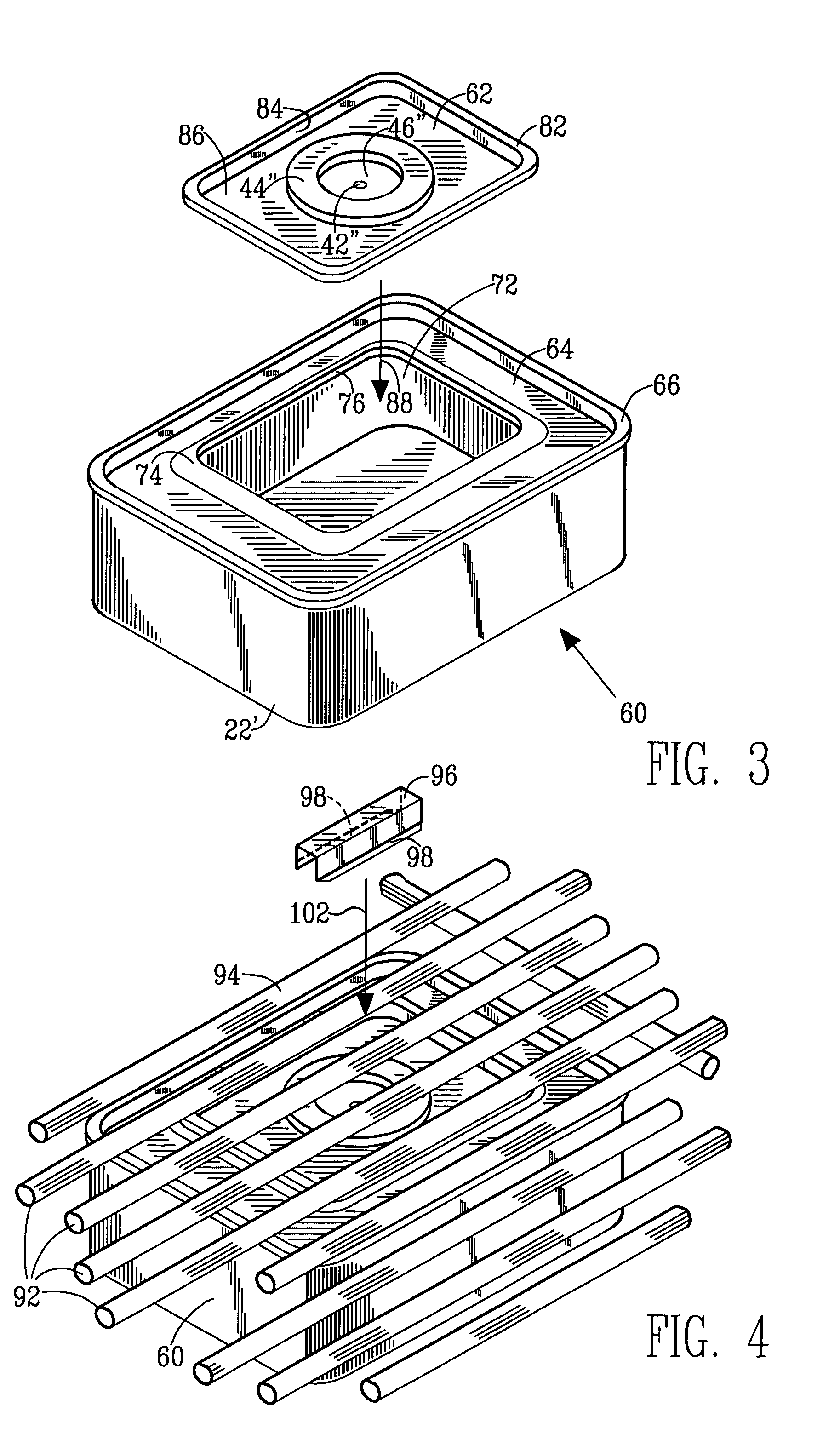 Magnetic smoker box and packaging therefor