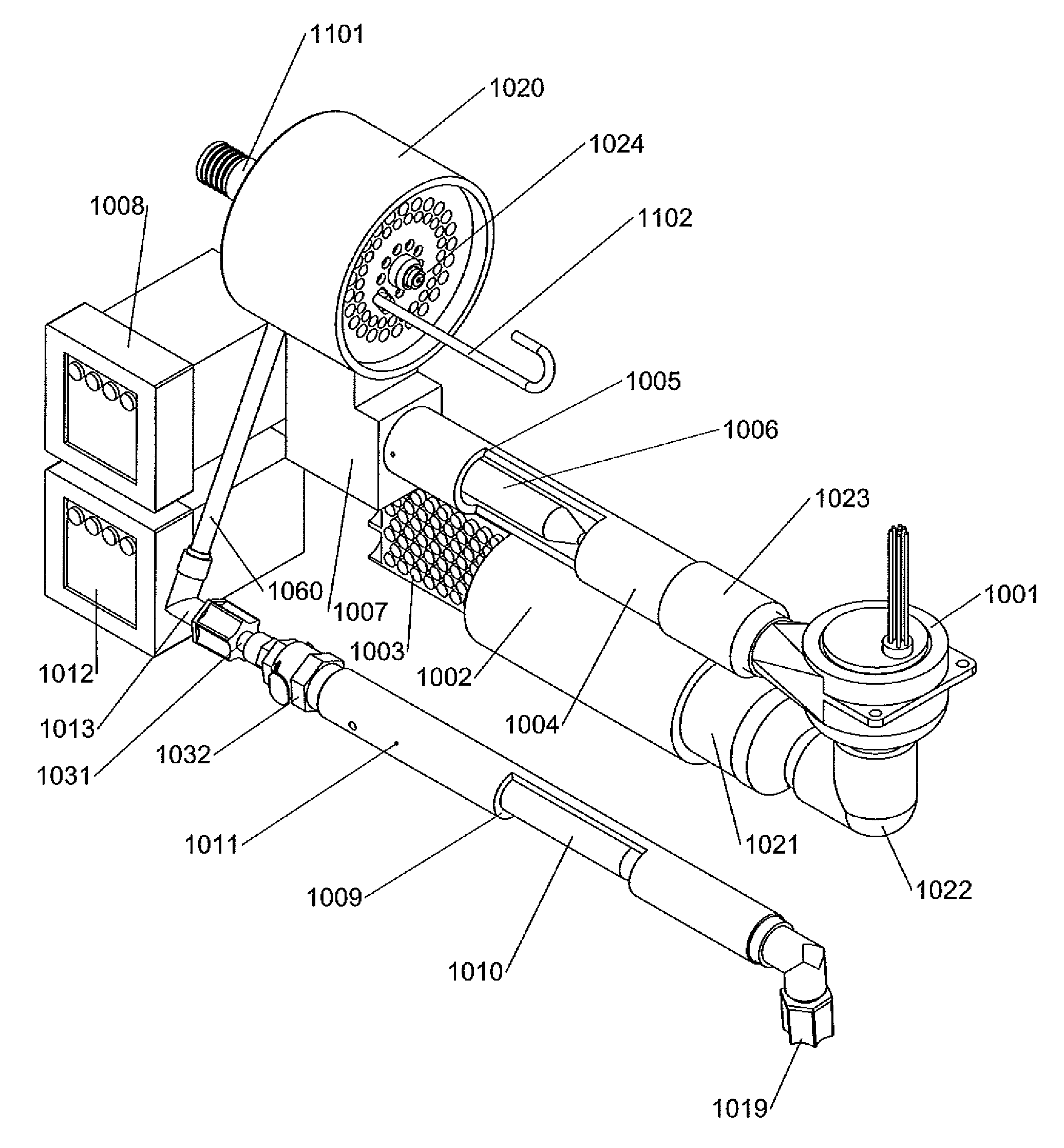 Flow conditioner for a compact, low flow resistance aerosol generator