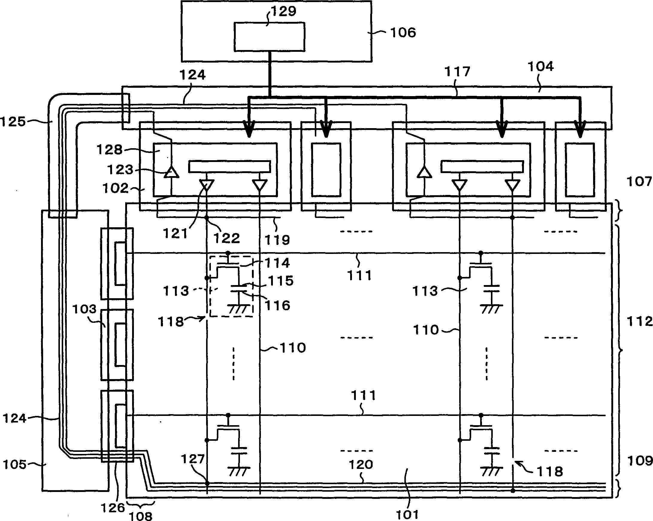 Displaying device and its driving method