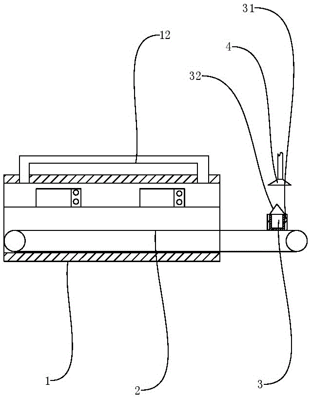 Quick-freezing device for bulk food