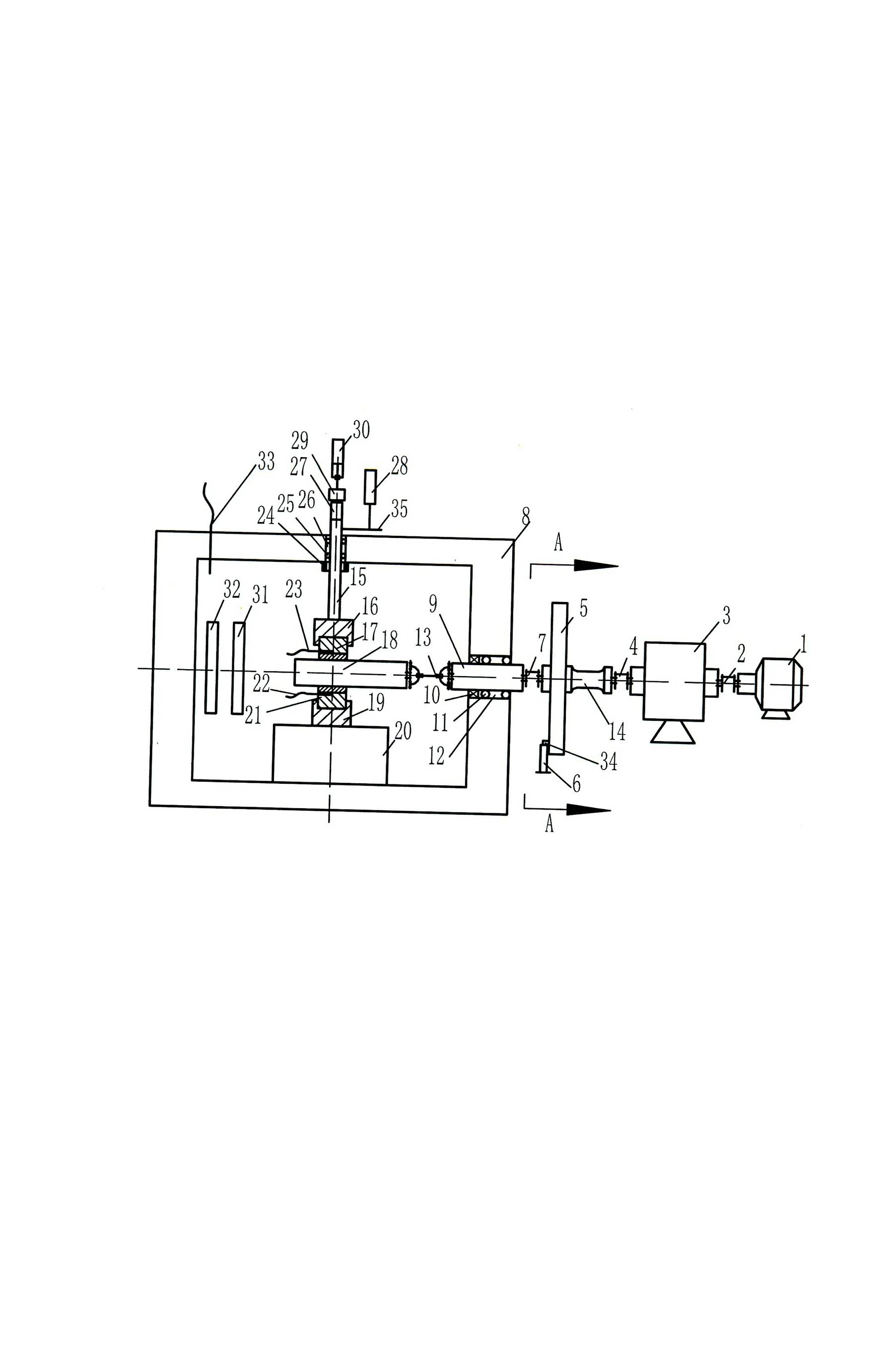 Assessing test machine for tribological properties of high polymer compound material