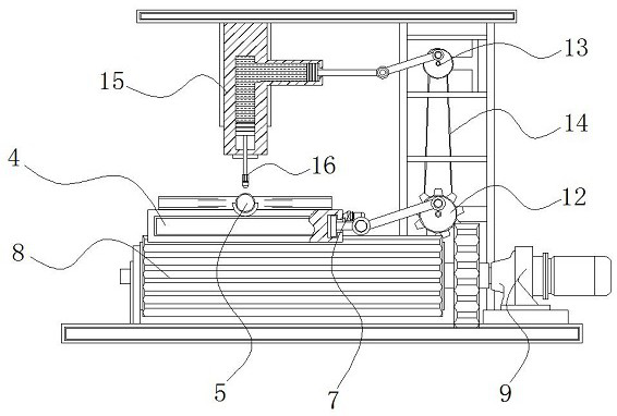 Mobile phone screen click detection equipment with limiting and clamping structure