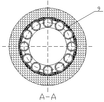 U-shaped channel combined heat pipe receiver