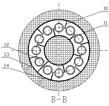 U-shaped channel combined heat pipe receiver