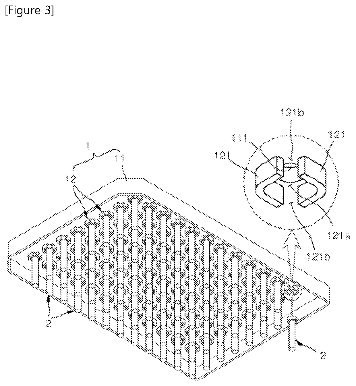 Pillar unit for bio chip