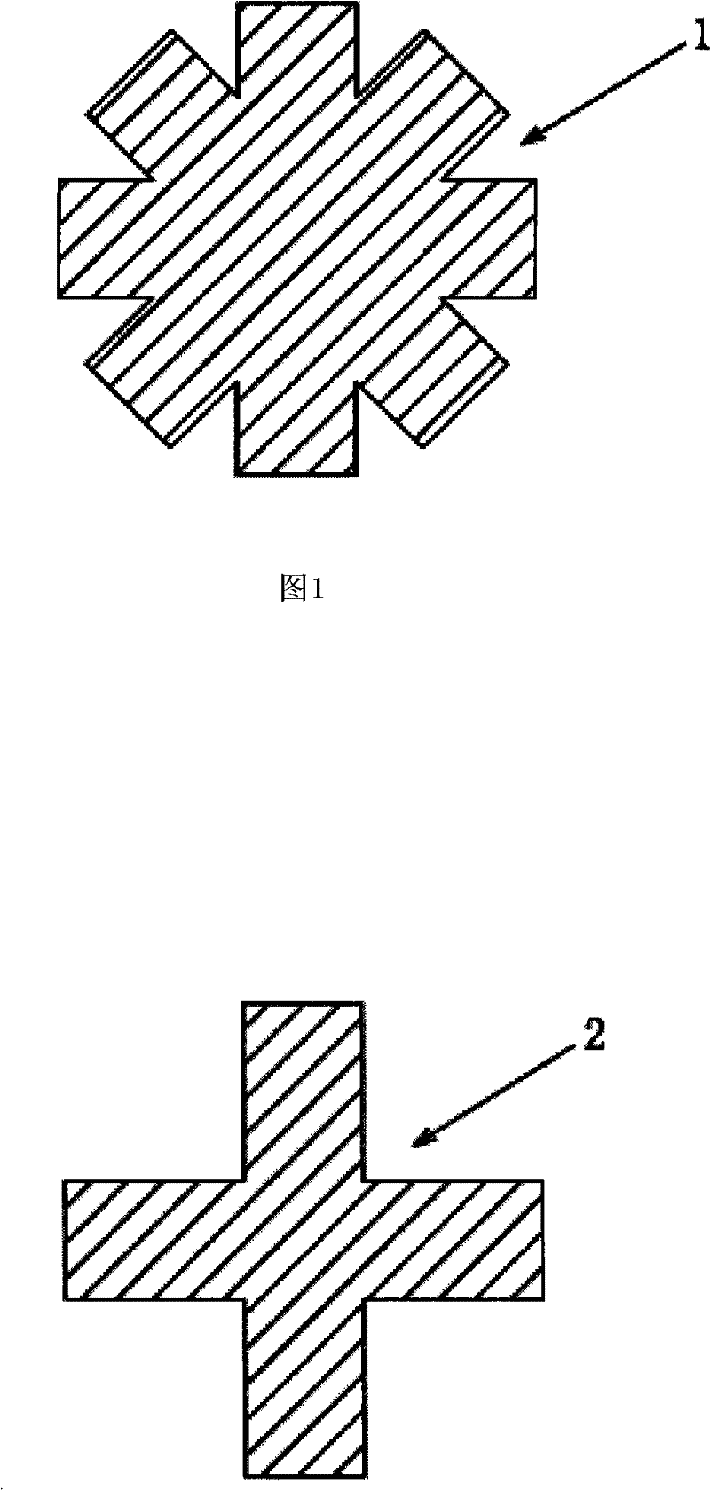 Different shrinkage two-component network composite filament