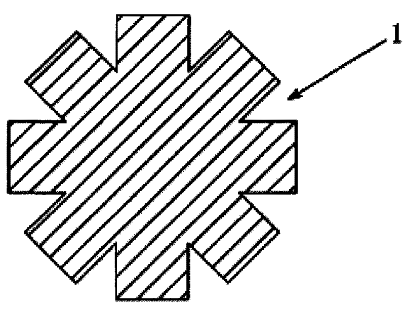 Different shrinkage two-component network composite filament