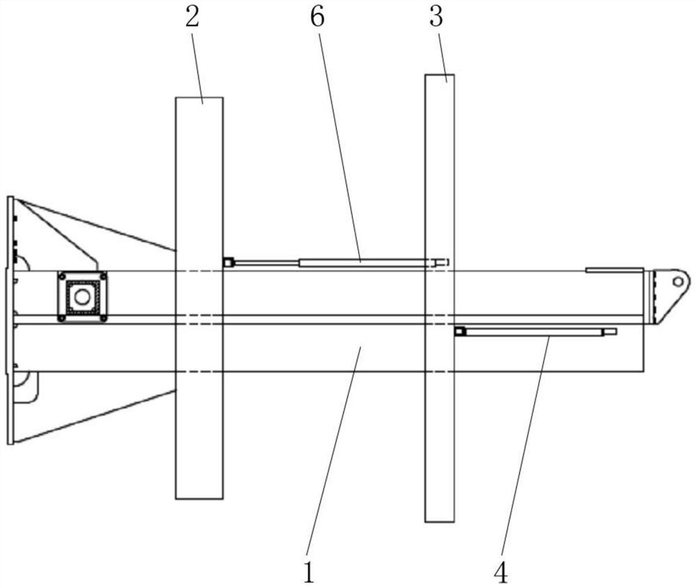 Shield tunneling machine and synchronous translation mechanism of segment rounding device thereof