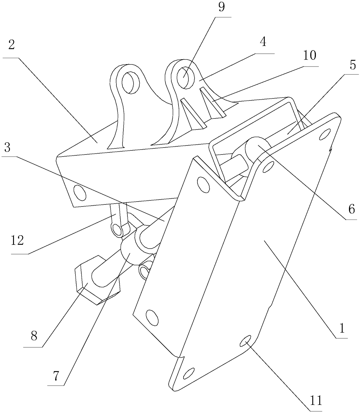 Manufacture method of tunnel cantilever base capable of improving anti-fatigue performance