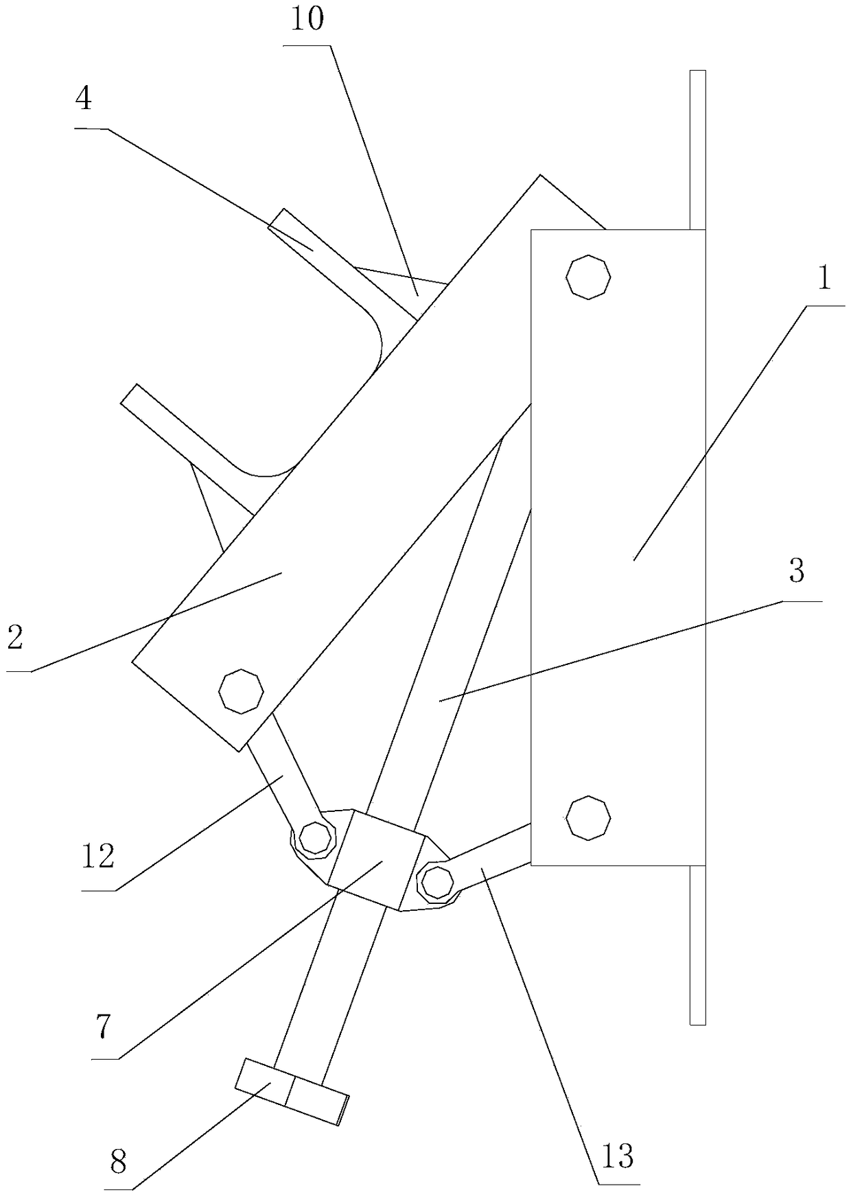 Manufacture method of tunnel cantilever base capable of improving anti-fatigue performance