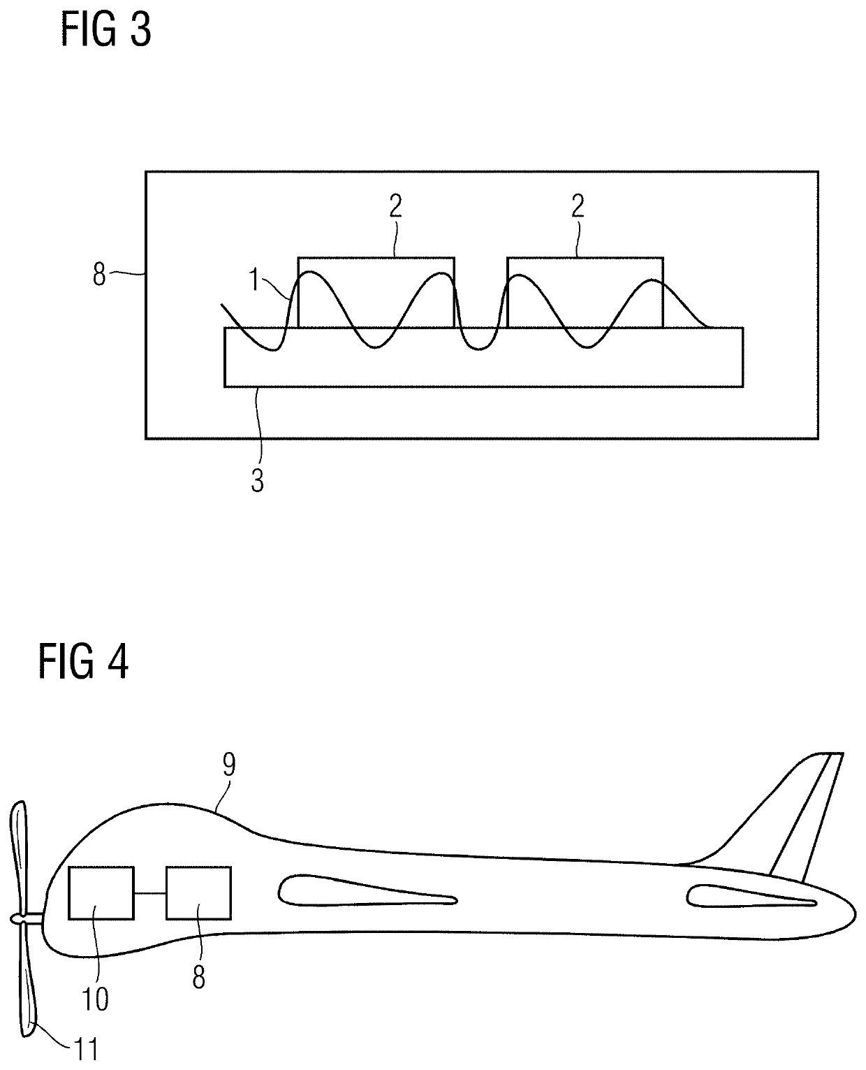 Arrangement of electrical modules, converter and aircraft with such an arrangement, and method for producing the arrangement