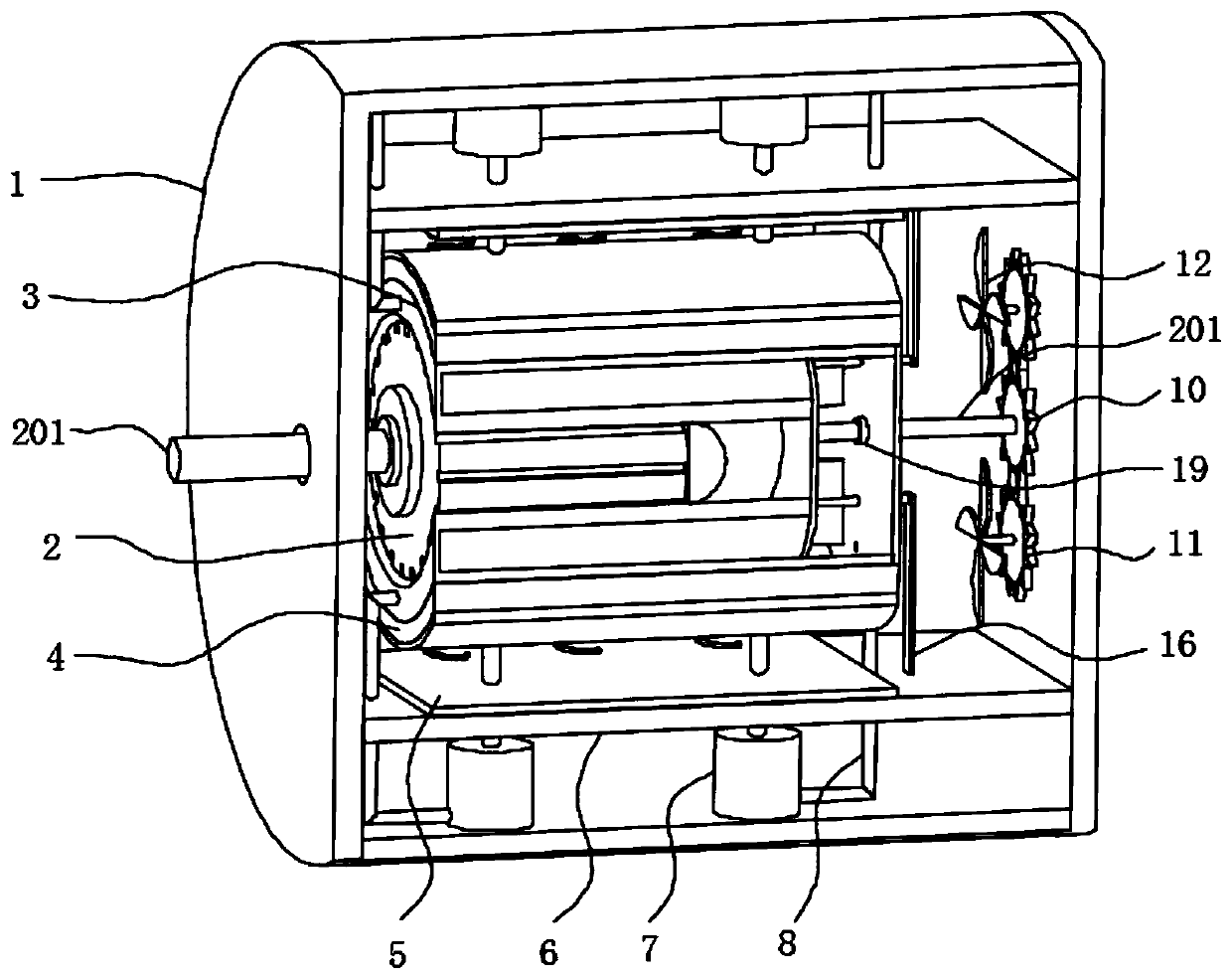 Novel drive motor for electric vehicle