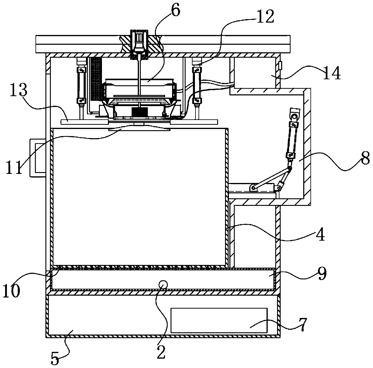 Novel garbage disposal device for property intelligent management