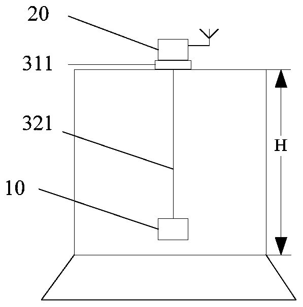 Oil-water mixture liquid detection device and method