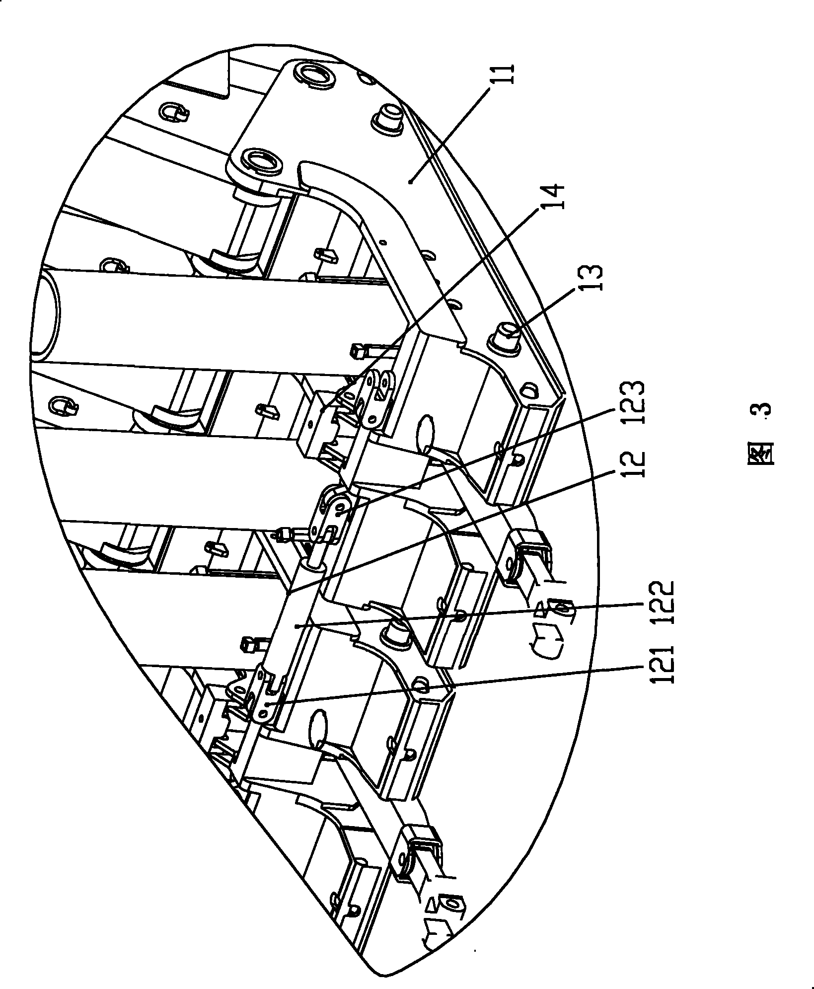 Overlarge mining height hydraulic support