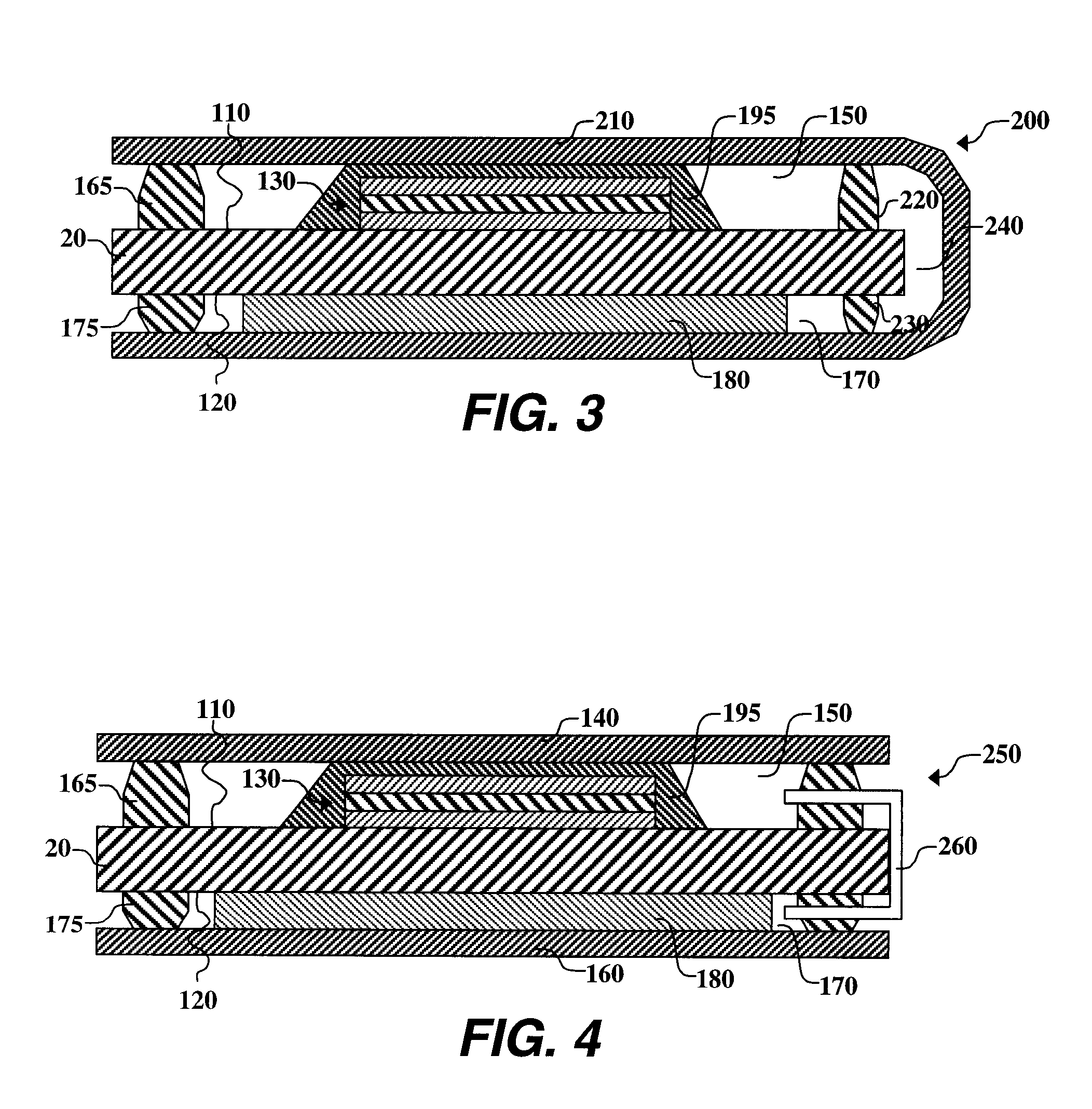 Desiccant for top-emitting OLED