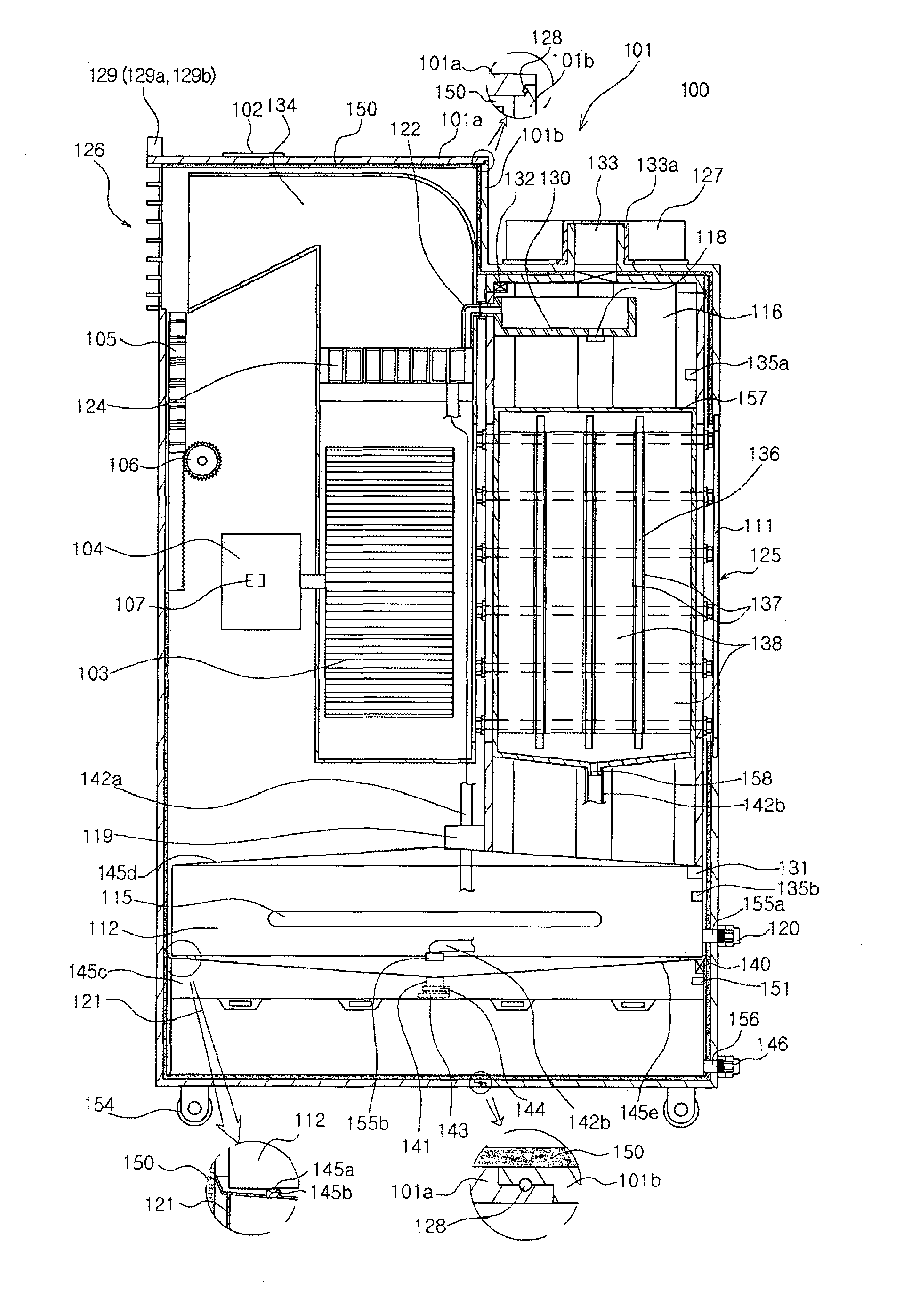 Energy-saved smart safety cooling/warming wind apparatus for the four seasons