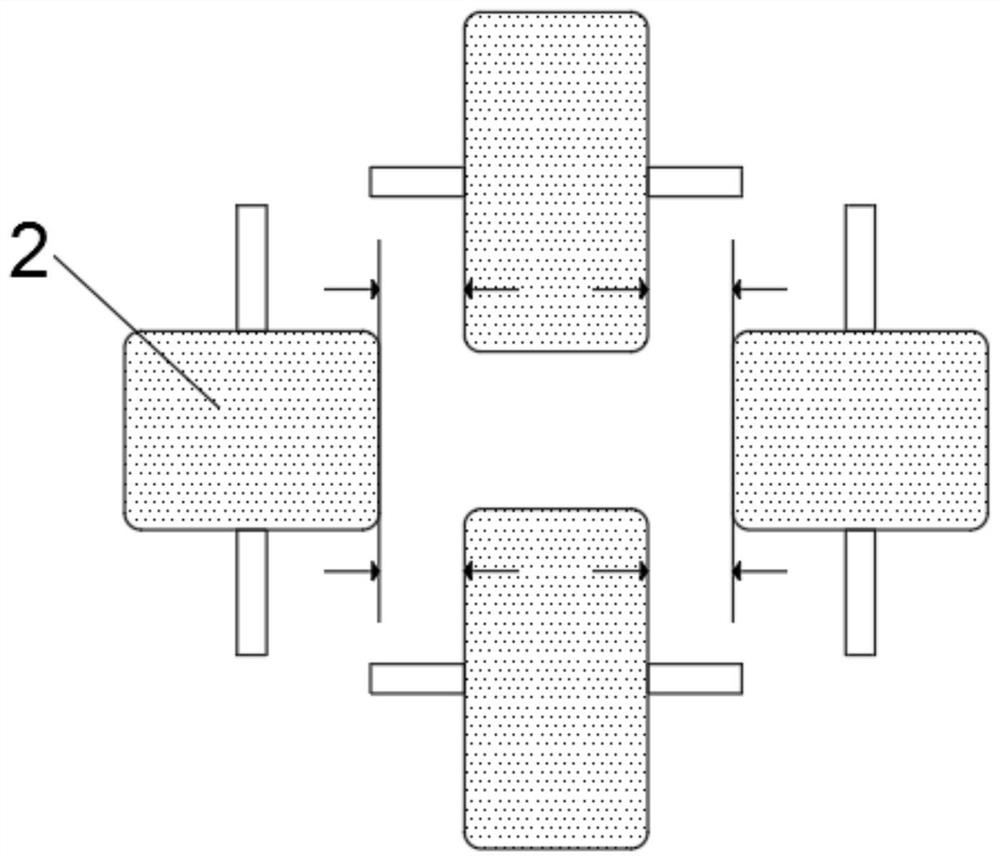 Multi-stage rolling device for H-shaped steel