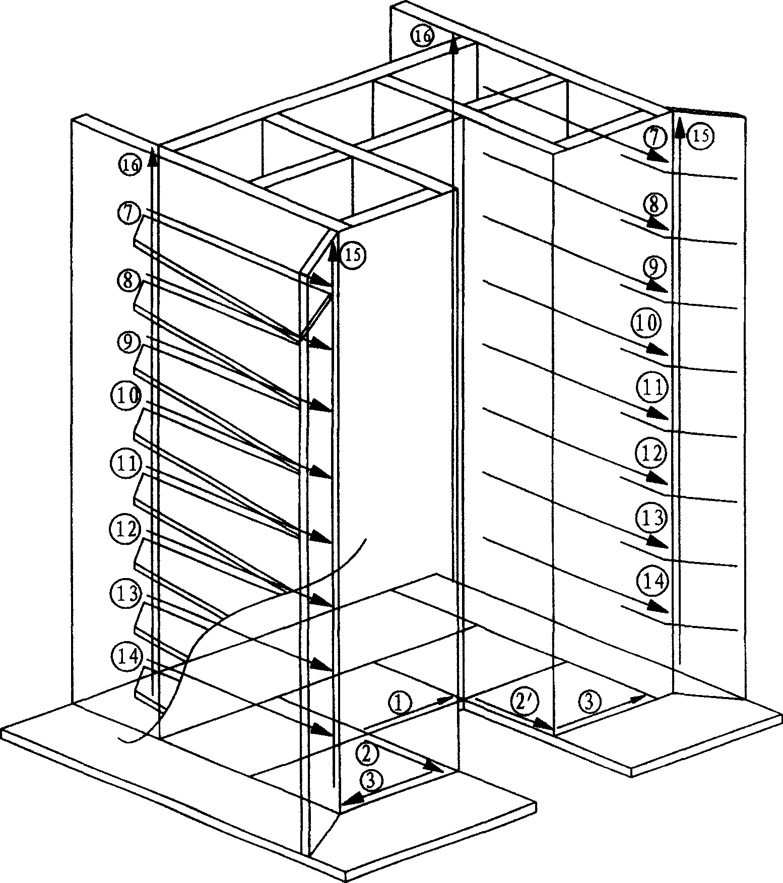 Welding technology method of lifting device box in self-lifting type drilling platform