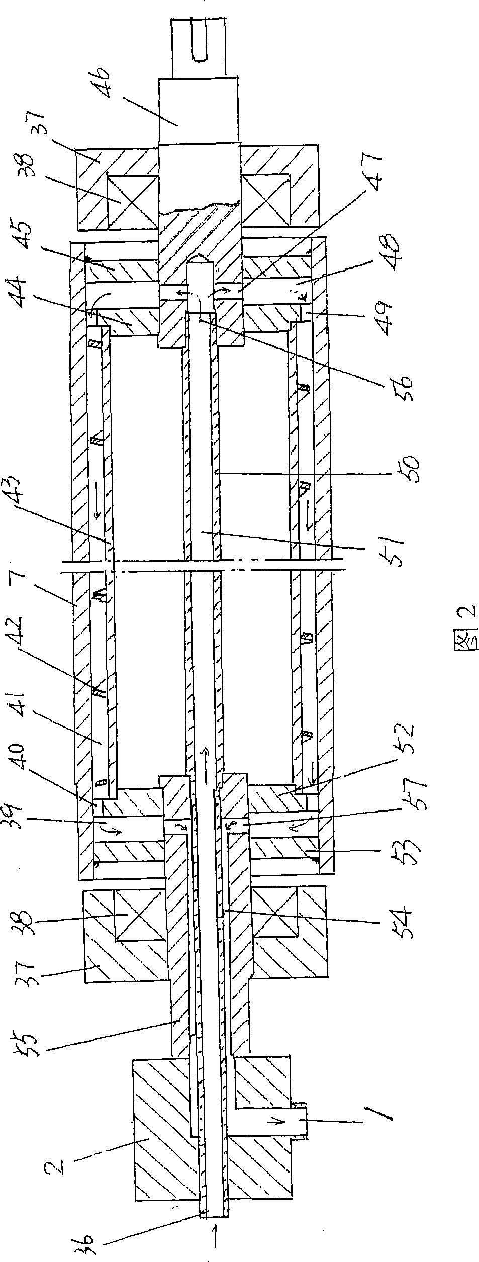 Non-woven feather, hemp felt forming mechanism