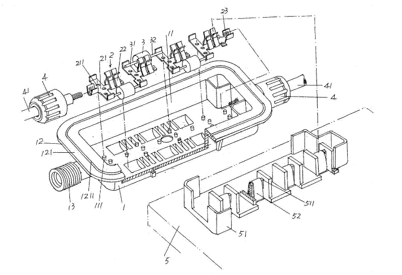 Terminal box for solar photovoltaic component