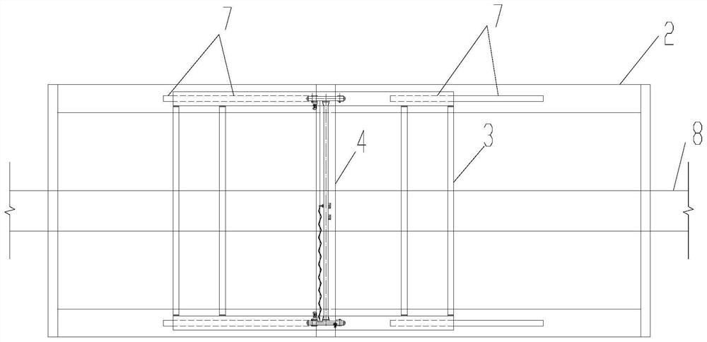 Construction method of hoisting T-beam in railway shed tunnel