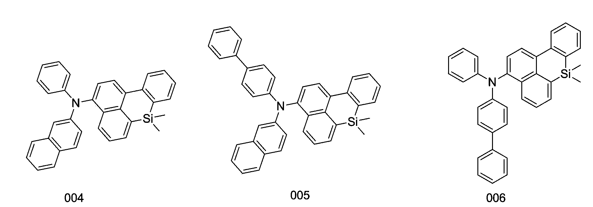 Silicious benzanthracene organic electroluminescent material, and preparation method and application thereof