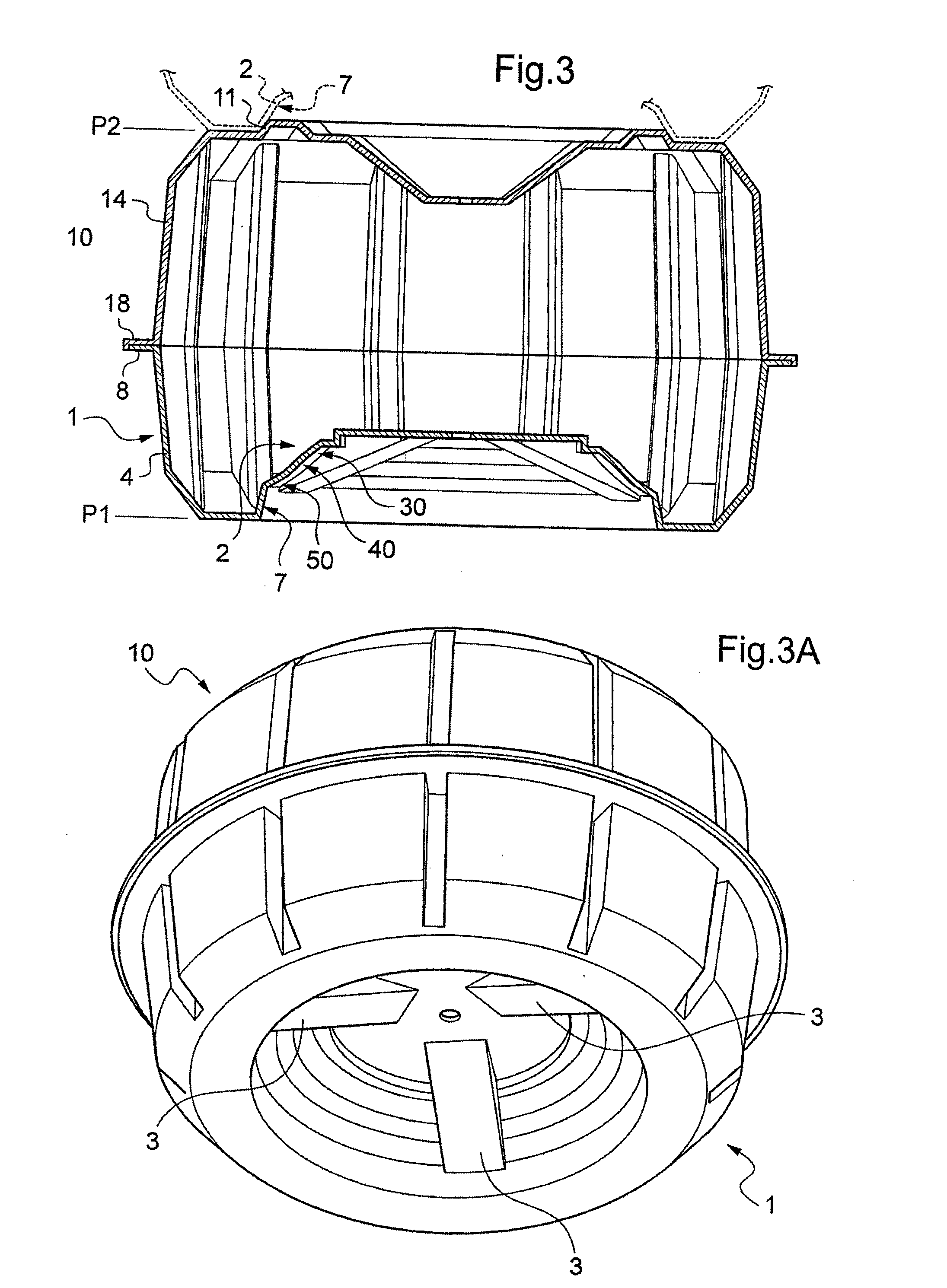 Stabilizer for stabilizing the disks of a heat pack, in particular when the heat pack is packaged in a container