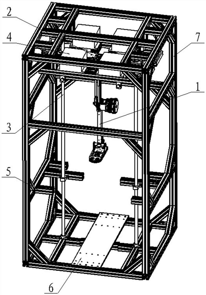 Multi-purpose test platform for legged robot single leg