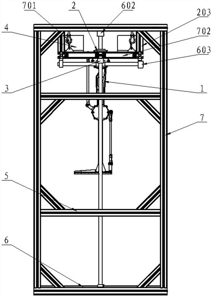 Multi-purpose test platform for legged robot single leg