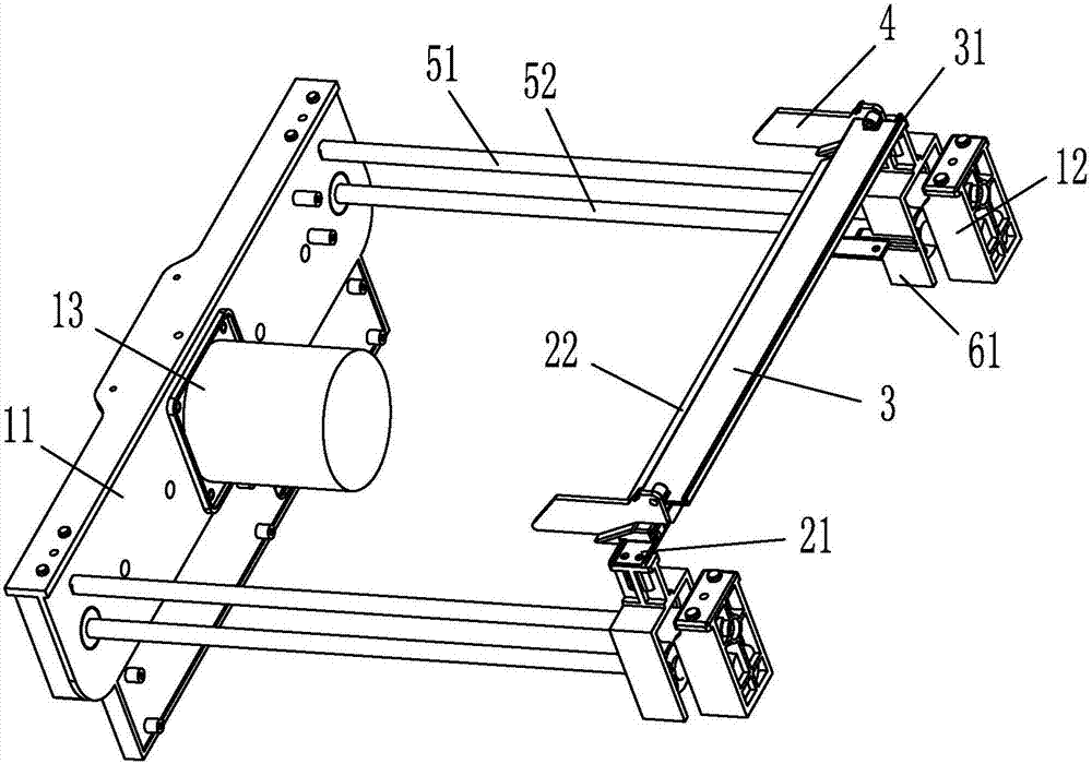 Scraper knife cake lifting device for household intelligent automatic pancake machine