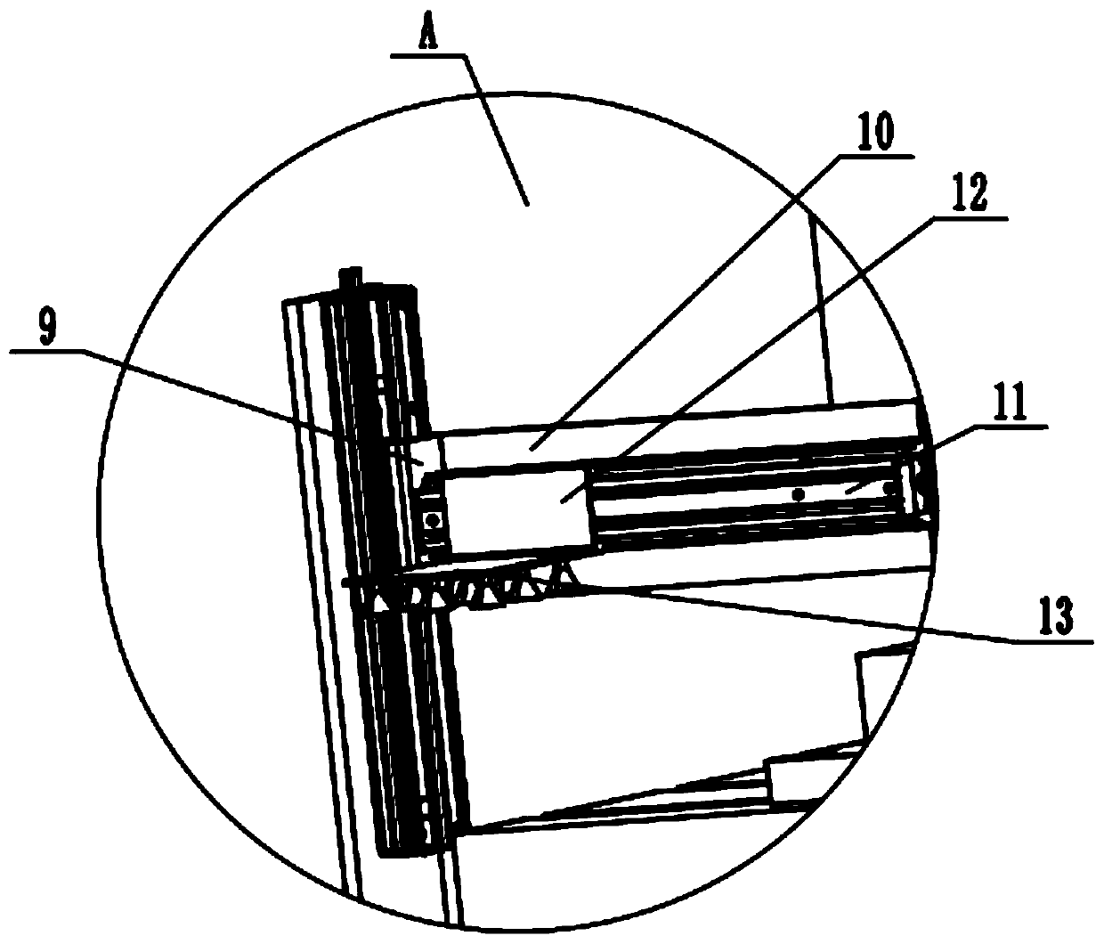 Automatic piece picking and punching machine